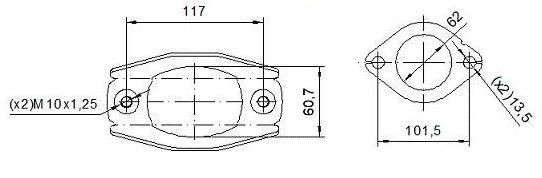 Katalysator VEGAZ MIK-993 VEGAZ MIK-993 Katalytisk omvandlare MITSUBISHI PAJERO SPORT 2023