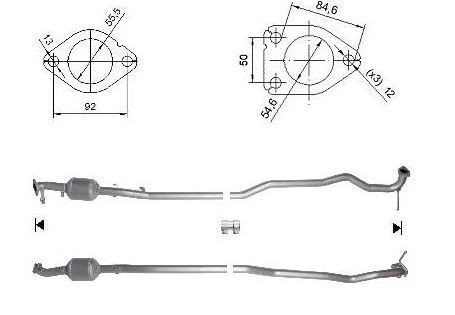 VEGAZ Partikelfilter (DPF) MIK-997 MIK-997 VEGAZ partikelfilter MITSUBISHI GRANDIS
