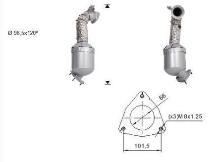 VEGAZ Katalysator MOK-949 VEGAZ a4474901114 Katalysator MOK-949
