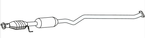 Katalysaattori VEGAZ MZK-822 VEGAZ MZK-822 MAZDA 6 2010 Katalysaattori