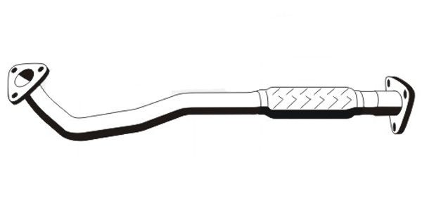 VEGAZ Udstødningsrør OR-299ERNS Udstødningsrør VEGAZ Saab 900 OR-299ERNS