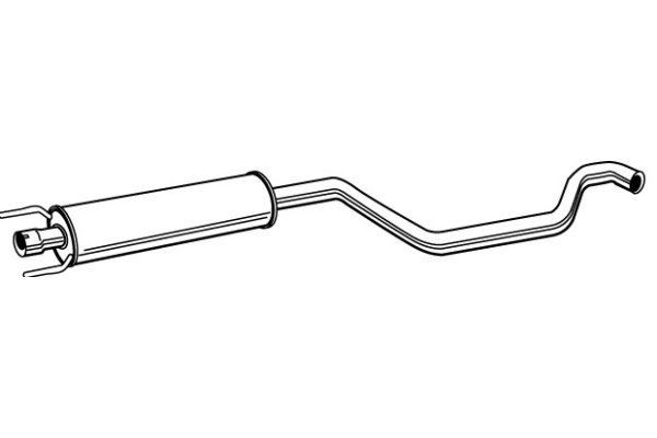 VEGAZ Panela de escape dianteira OS-554 OS-554 Panela de escape dianteira OPEL OMEGA VEGAZ