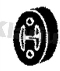 VEGAZ Kronšteins, Trokšņa slāpētājs PGG-139 VEGAZ PGG-139 Kronšteins, Trokšņa slāpētājs PEUGEOT 5008 II 2.0 BlueHDi 150 ZS 2016