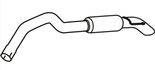 Lõppsummuti VEGAZ PGS-533 VEGAZ PGS-533 Summuti pütt PEUGEOT 308 2016