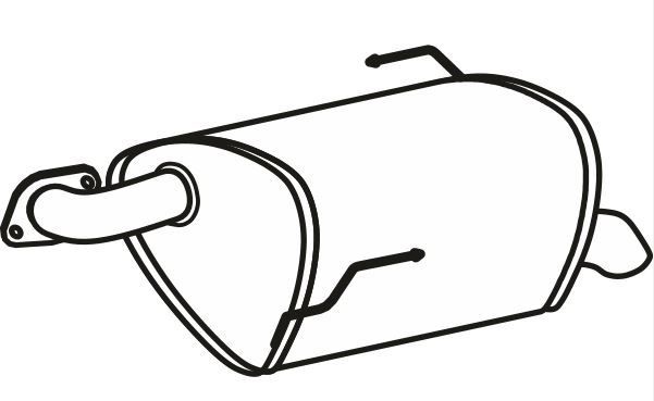 Marmitta VEGAZ SAS-92 VEGAZ SAS-92 Scarico SUBARU OUTBACK 2022