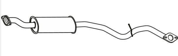 VEGAZ Silencieux intermédiaire SAS-93 Subaru OUTBACK Silencieux intermédiaire VEGAZ SAS-93