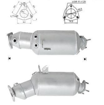Partikelfilter VEGAZ SEK-942 VEGAZ SEK-942: DPF Seat EXEO 2009