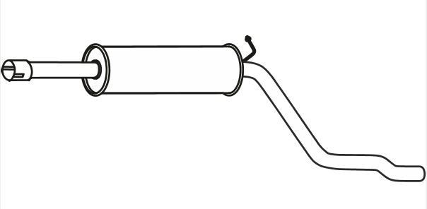 VEGAZ Silencieux avant SKS-164 Silencieux avant VEGAZ ROOMSTER SKS-164 pas cher