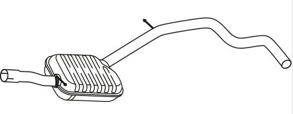 VEGAZ Panela de escape dianteira SKS-166 VEGAZ SKS-166 Panela de escape dianteira Fabia II Combi (545) preço