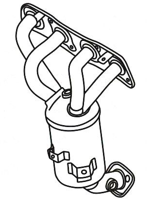 Katalysator VEGAZ SZK-977 VEGAZ SZK-977: Uitlaat katalysator Suzuki SX4 2014