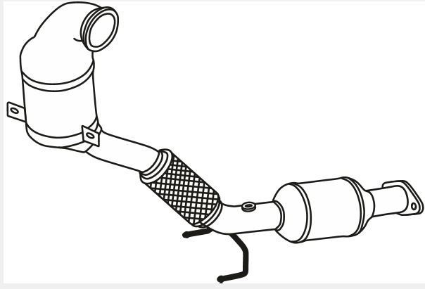 Katalysator VEGAZ VK-457 VEGAZ VK-457 Udstødning katalysator VW AMAROK 2021