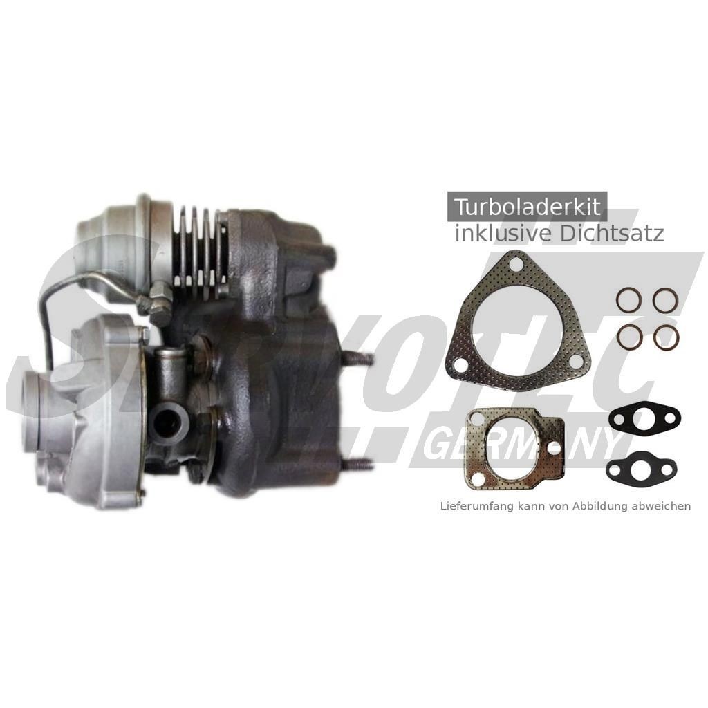 Servotec Turbolader STTC0269XKIT Servotec STTC0269XKIT Turbolader VW Golf II Hatchback (19E, 1G1) 2.0 GTI 136 hk 1990
