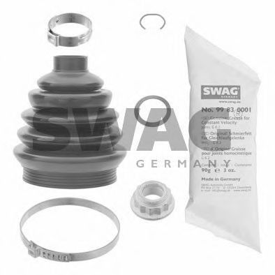 SWAG Putekļusargu komplekts, Piedziņas vārpsta 30 83 0008 Pusass putekļu gumijas SWAG A7 30 83 0008 lēti