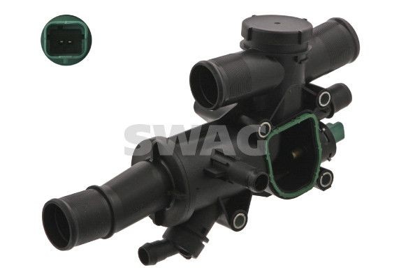 Thermostaat, koelvloeistof SWAG 62 93 6180 SWAG 62 93 6180 Thermostaathuis PEUGEOT 407 2011