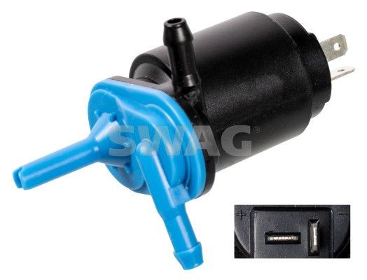 SWAG Vandpumpe, rudevisker / vasker 70 91 4368 SWAG 70 91 4368 Fiat Bravo 182 Sprinklerpumpe originale pris