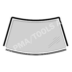 Tetning, frontrute PMA 173218101 PMA 173218101 Skyddslist Citroën C3 2018