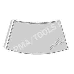 PMA Διακοσμ. / προστατ. λωρίδα, μπροστινό παρμπρίζ 223598138 PMA 223598138 Τσιμούχα μπροστ παρμπρίζ Ford Galaxy wgr τιμες