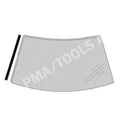 PMA Prydnads- / Skyddlist, vindruta 224618137 224618137 PMA tätningslist, bilruta Ford FUSION