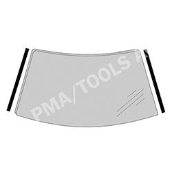 PMA Pynte- / beskyttelsesliste, forrude 252188102 PMA 252188102 Pynte- / beskyttelsesliste, forrude