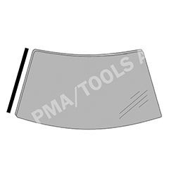 PMA Pynte- / beskyttelsesliste, forrude 252188134 PMA 252188134 Pynte- / beskyttelsesliste, forrude