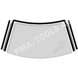 PMA Blīve, Vējstikls 304498131 PMA 304498131 Blīve, Vējstikls MAZDA 323F VI Hatchback (BJ) 2.0 TD 90 ZS 1998