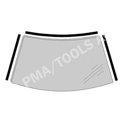 PMA Tiiviste, tuulilasi 393278135 PMA 393278135 Renault Clio Van s57 ikkunatiiviste