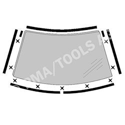 PMA Tätning, vindruta 395488102 PMA 395488102 Tätning, vindruta RENAULT 21 Kombi 2.0 4x4 120 hk 1992