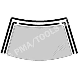 PMA Windscreen seal 525238131 PMA 525238131 VW Crafter 30-35 windscreen seal replacement