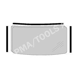 Junta, pára-brisas PMA 691288101 PMA 691288101 Junta vidro de porta FORD GALAXY 2022