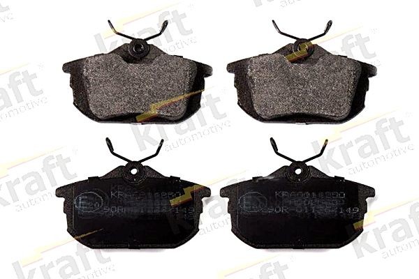 KRAFT Kit pastiglie freni 6014250 KRAFT 6014250 Kit pastiglie freni MITSUBISHI Colt VI (Z30) 1.5 Ralliart (Z23) 154 CV 2008