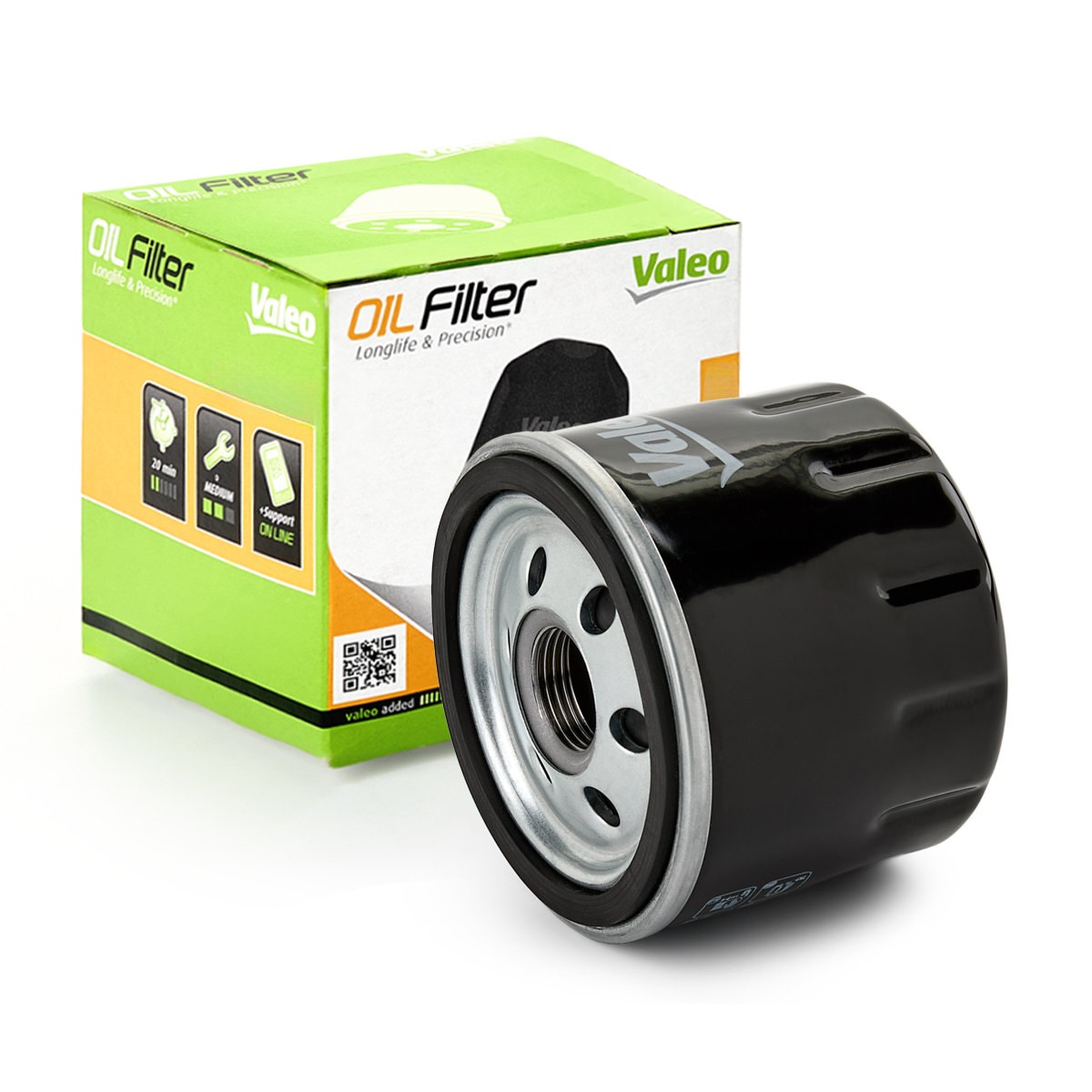 VALEO Filtro de óleo 586185 Filtro de óleo VALEO Renault LOGAN 586185