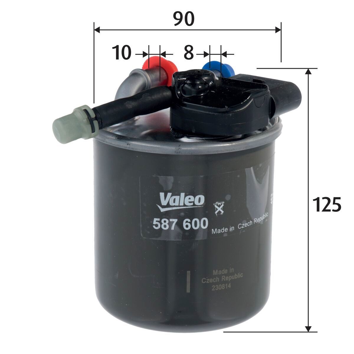 Bränslefilter VALEO 587600 VALEO 587600 Bensinfilter INFINITI Q50 2015