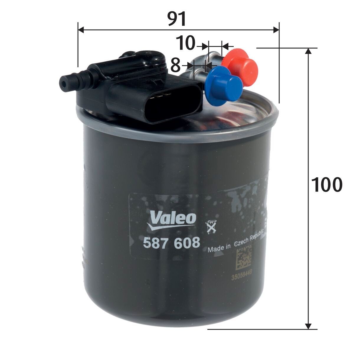 VALEO Brandstoffilter 587608 VALEO 587608 Benzinefilter MERCEDES-BENZ Sprinter Classic 3.5-T Van (W909) goedkoop