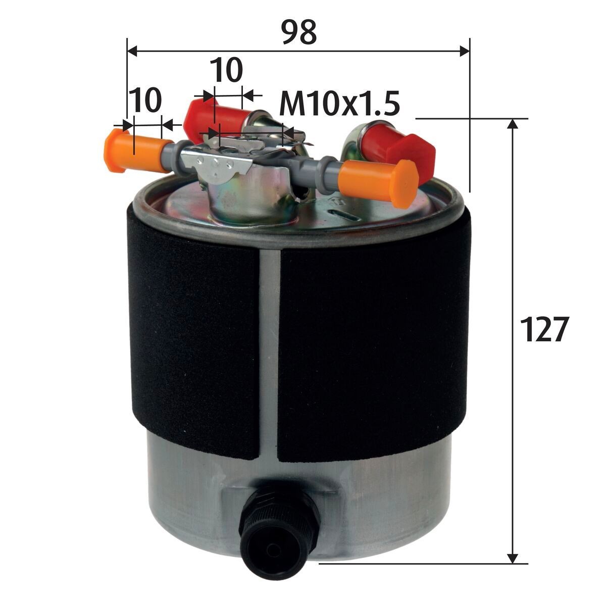 VALEO Palivový filter 587616 587616 Palivový filter VALEO NISSAN NT400