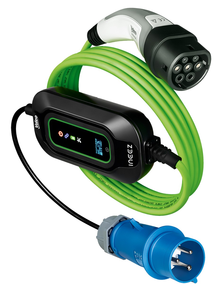 VALEO Mobilna stacja ładowania 7,4 kW, Obciążenie sprzęgu typ 2, 32A, Fazy 1, 230V VALEO 652129 Mobilna stacja ładowania 7,4 kW, Obciążenie sprzęgu typ 2, 32A, Fazy 1, 230V DS DS 9 akcesoria