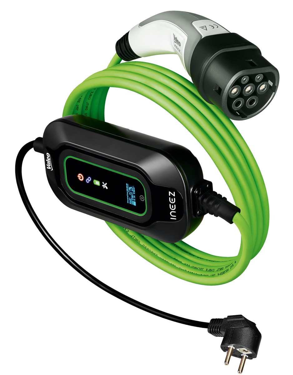 VALEO Portabel laddare 3,7 kW, Laddkoppling typ 2, 16A, Faser 1, 230V VALEO 652132 tillbehör Defender SUV (L663) P300e Hybrid 4x4 300hk