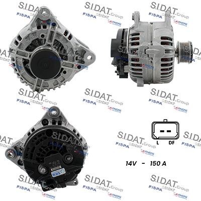 SIDAT Alternátor A12BH0293 SIDAT Alternátor NISSAN A12BH0293