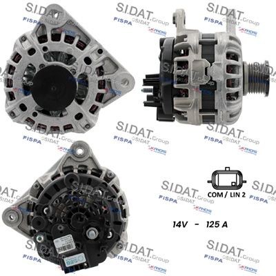 SIDAT Alternateur A12BH0299 Alternateur SIDAT SMART A12BH0299