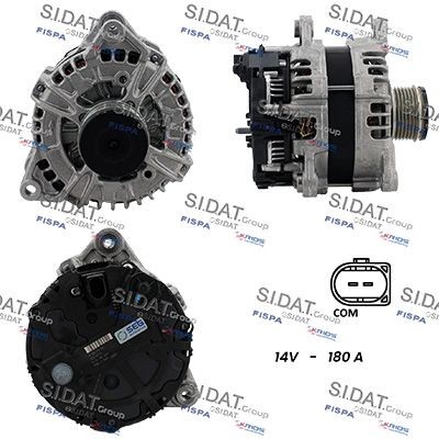 SIDAT Alternateur A12BH1383 A12BH1383 Alternateur SIDAT MERCEDES-BENZ CLS