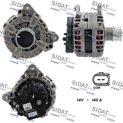 SIDAT Generator A12BH1392 A12BH1392 SIDAT växelströmsgenerator Škoda FELICIA