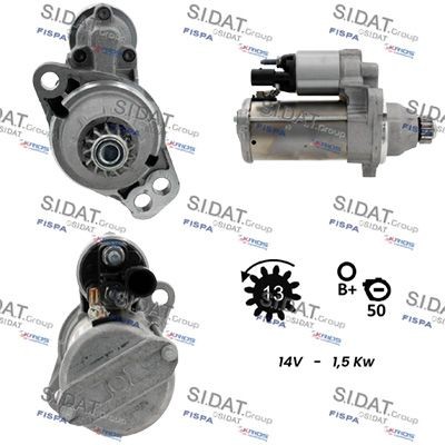 SIDAT Anlasser S12BH0602 S12BH0602 Anlasser SIDAT VW LUPO