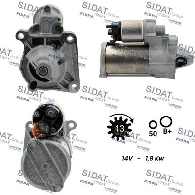 SIDAT Starter S12BH0650 Starter SIDAT 5. Seeria S12BH0650 odav