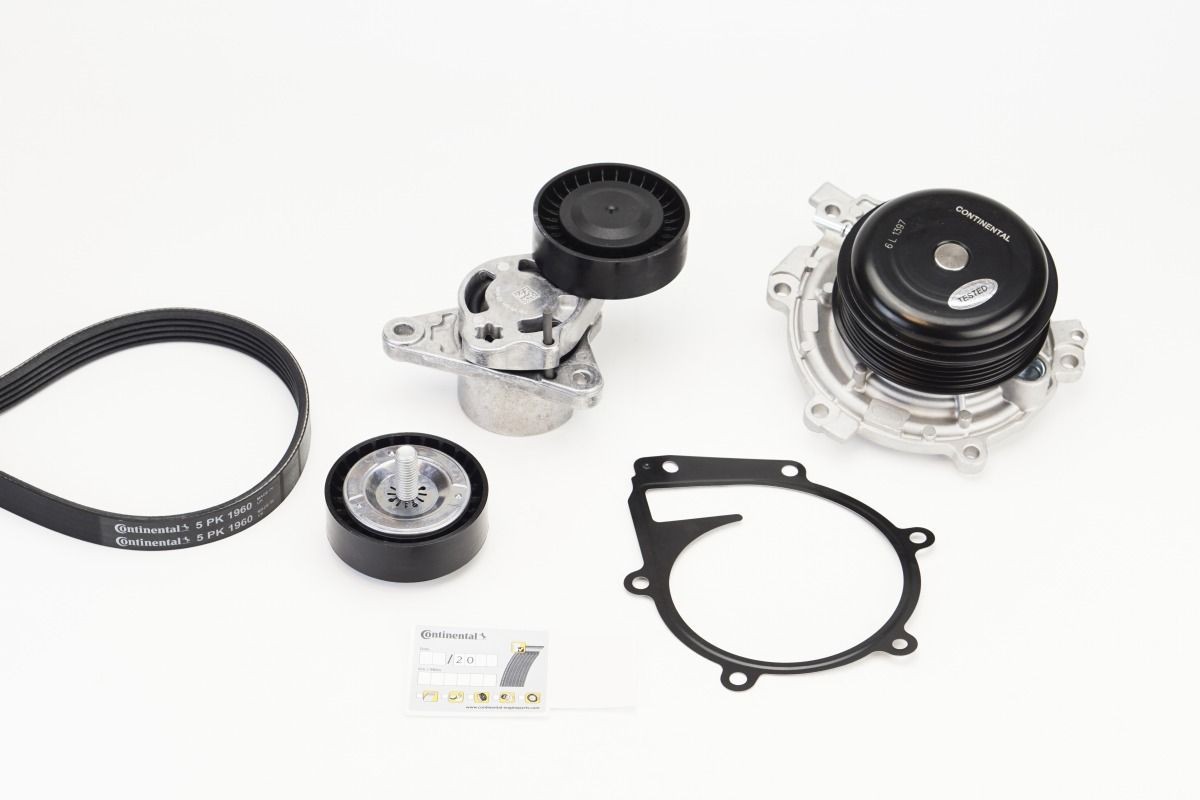 CONTITECH Pompa acqua + Kit cinghia Poly V 5PK1960WP1 CONTITECH 5PK1960WP1 Kit cinghie poly-v Mercedes X253 originali prezzo