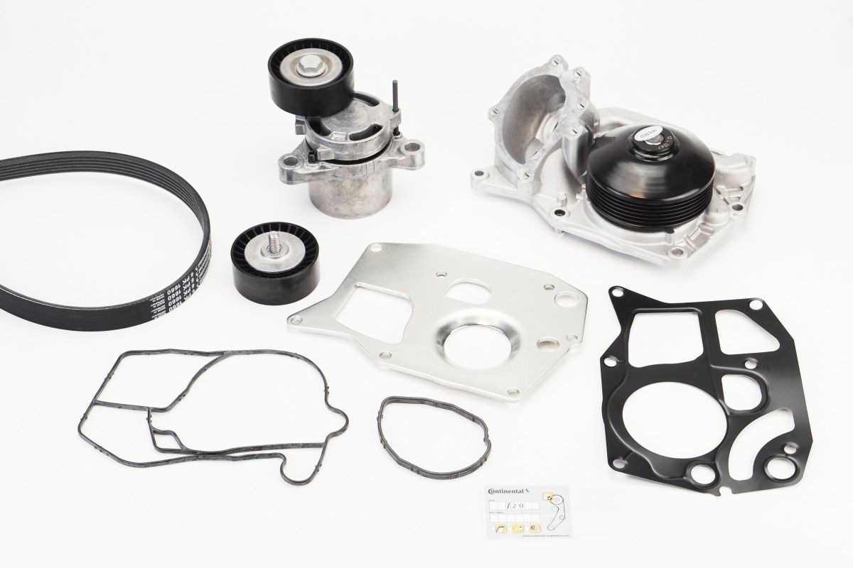 CONTITECH Pompe à eau+Jeu de courroie trapézoïdale à nervures 6PK1660WP2 CONTITECH 6PK1660WP2 Kit complet de courroies d'accessoire BMW F22 prix