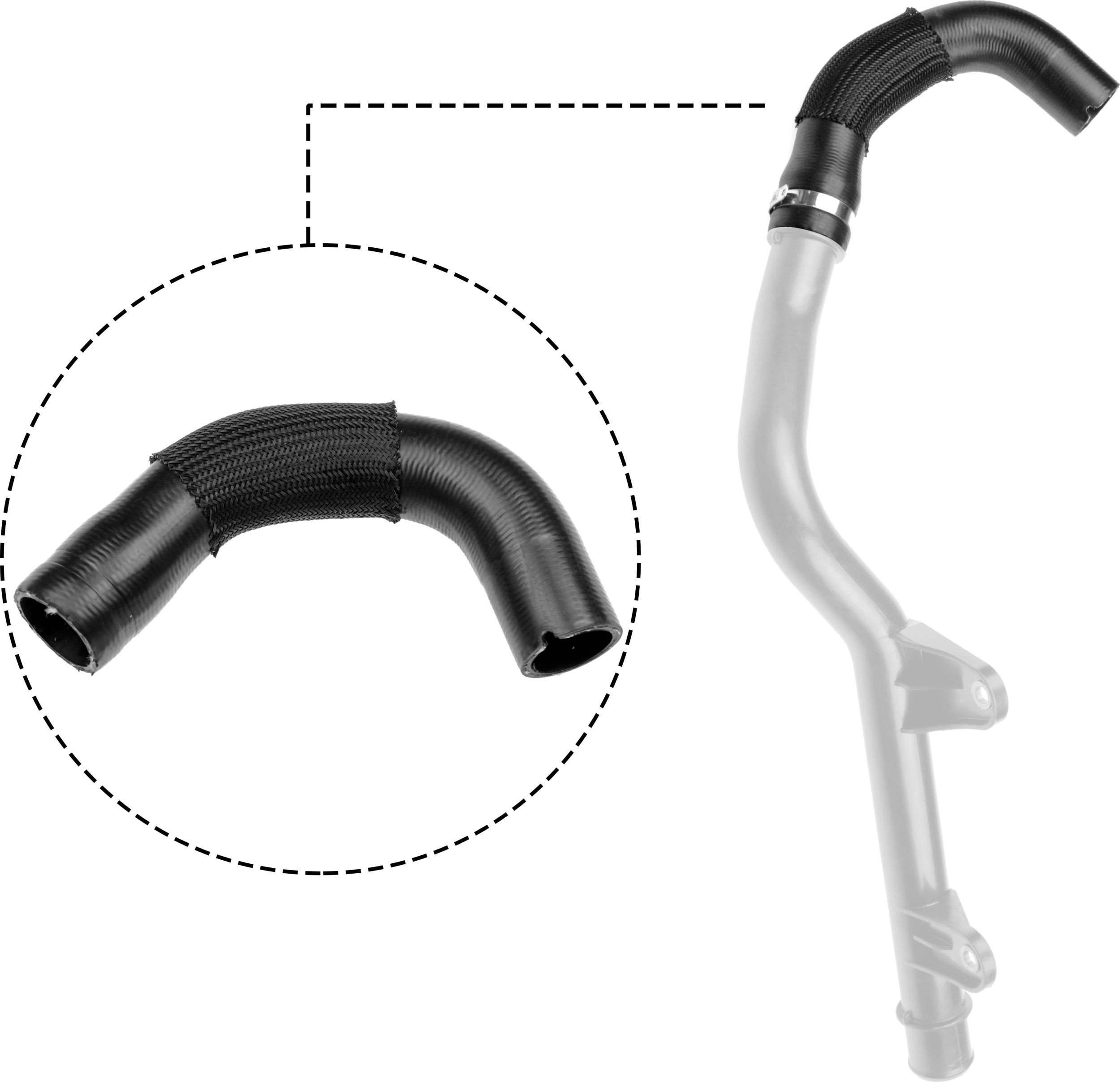 GATES Radiator hose 05-4253 05-4253 GATES radiator hose for PEUGEOT 504