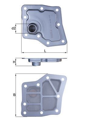 KNECHT Hydraulikfilter, automatisk gearkasse HX 259 Gearkasse filter KNECHT Renault TRAFIC HX 259