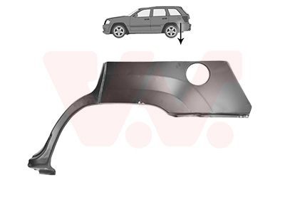 Sānsiena VAN WEZEL 2117147 VAN WEZEL 2117147 Riteņu arkas JEEP WRANGLER 2020