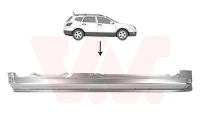 VAN WEZEL Schweller 3388104 3388104 VAN WEZEL MITSUBISHI LANCER Einstiegsblech Kosten