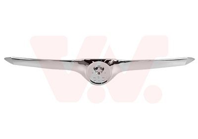 VAN WEZEL Prydnads- / Skyddslist, kylargaller 7636518 Skoda Roomster 5j Stötfångarlist VAN WEZEL 7636518