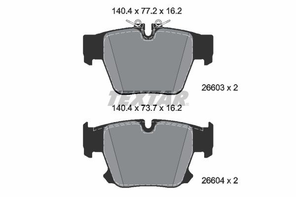 TEXTAR Piduriklotsid 2660301 TEXTAR 2660301 originaal Piduriklotsid 5 Sedaan (G60) hind